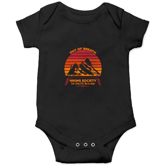 Out of Breath Hiking Society Onesies