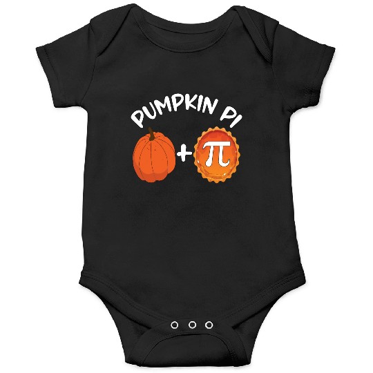 Pumpkin Pi Math Onesies Funny Halloween Thanksgiving