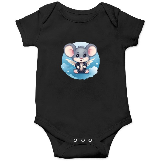 Mouse Angel Wings Rat Onesies