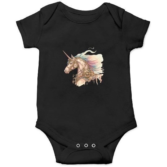 Steampunk Vintage Unicorn Onesies