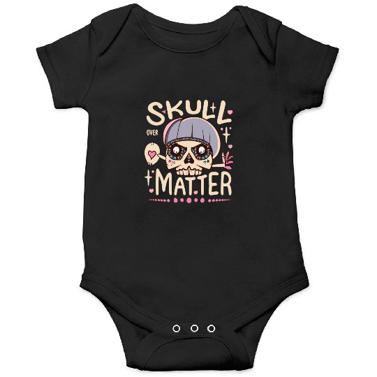 Totenkopf Skull Skulls Totenschädel Spruch Onesies