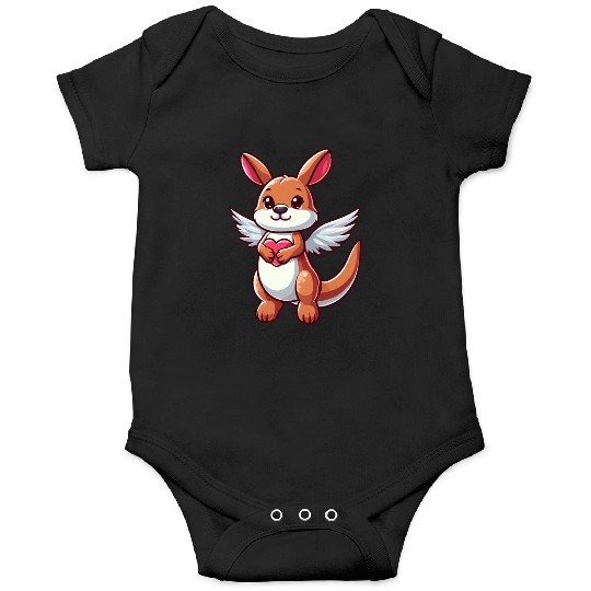 Angel Kangaroo Heart Wings Onesies