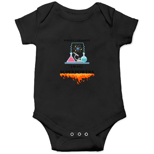 Inner Hero to Forget Lab Safety for Superpowers Onesies