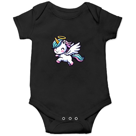 Heavenly Unicorn: Sweet Magic with Angel Wings Onesies