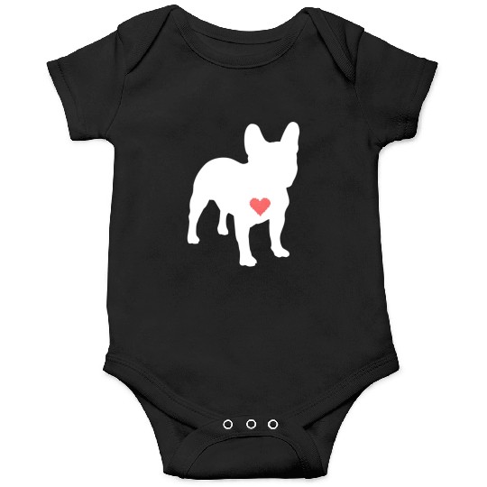 I Heart My Frenchie Onesies