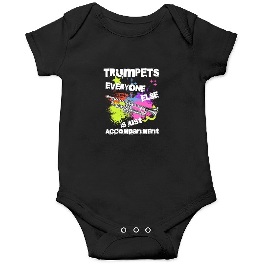 Funny Trumpet Player Music Teacher Marching Band Onesies