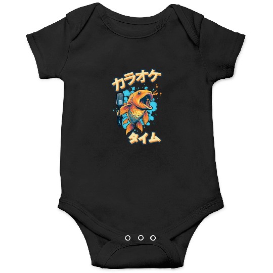 Koi Fish Koi Carp Japanese Koi Garden-Pond funny Onesies