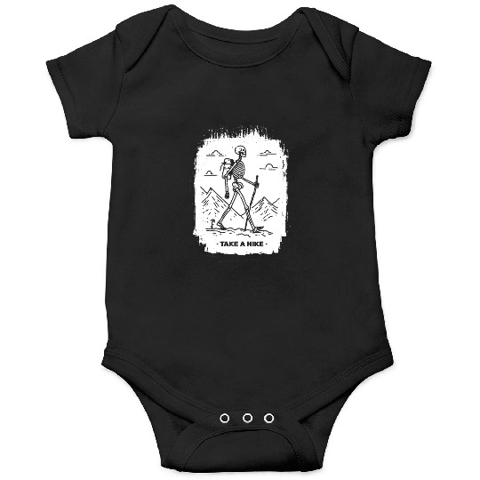 Take a Hike - White Ink Onesies