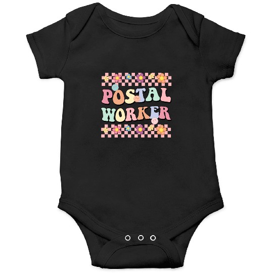 Floral POSTAL WORKER Onesies