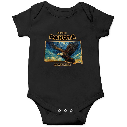South Dakota - Eagle Onesies