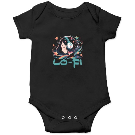 Lofi Music Lover Low Fidelity Japanese Aesthetic Onesies