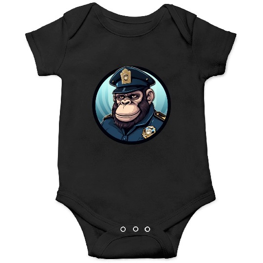 Police gorilla Onesies