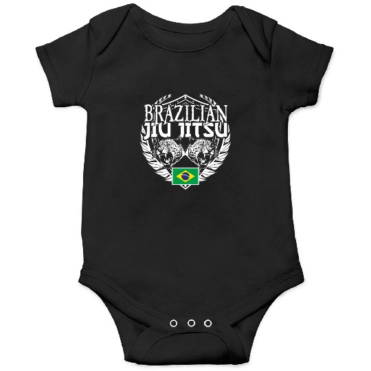 Brazilian Jiu Jitsu Brazilian flag BJJ Onesies