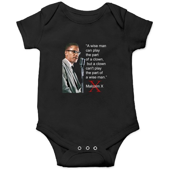 Malcolm X Onesies