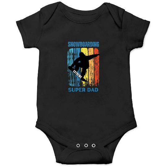 Snowboarding Super Dad - Best snowboarder Onesies