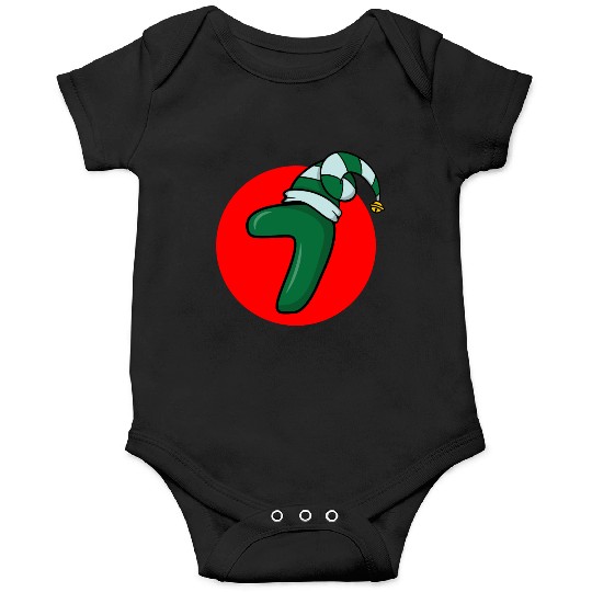 Christmas Birthday Number 7 - Lucky Nr. Seven Onesies