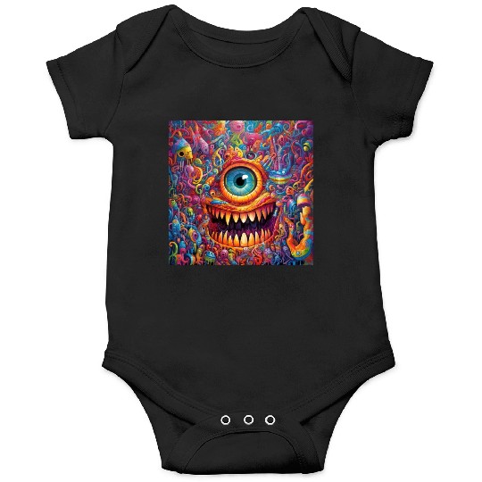 Going On a Little Trip - Cyclops and Teeth Psyched Onesies