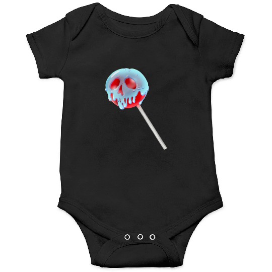 Poison Apple Halloween Candy Lollipop Onesies