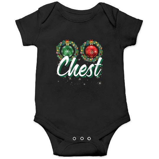 Chest Nuts Christmas Couple Funny Matching Onesies
