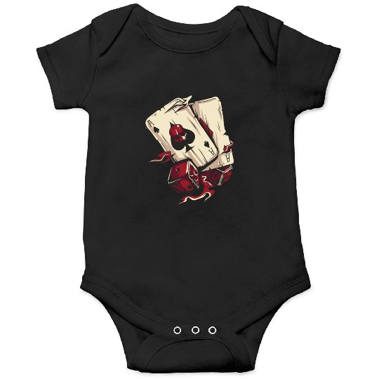 Playing Card Sunshine On Men’s Organic Onesies