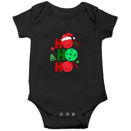 Pickleball Ho Ho Ho Holiday Merry Christmas Onesies