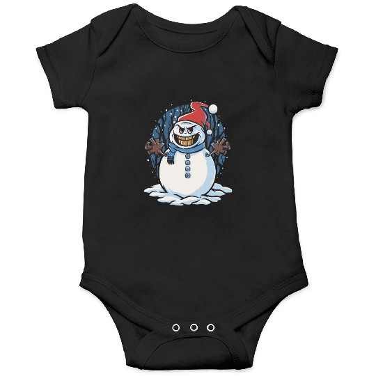 frosty snowman creepy Onesies