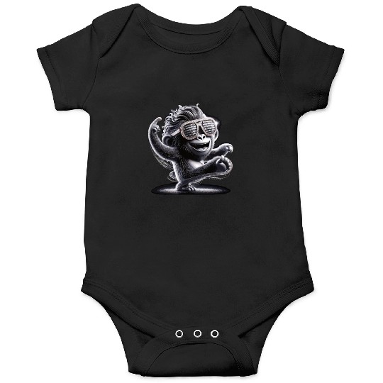 Gorilla With Sunglasses Onesies