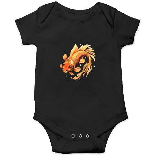 Koi Fish Japanese Carp Pond Onesies