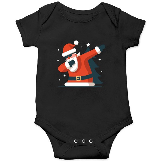Dabbing Santa Onesies