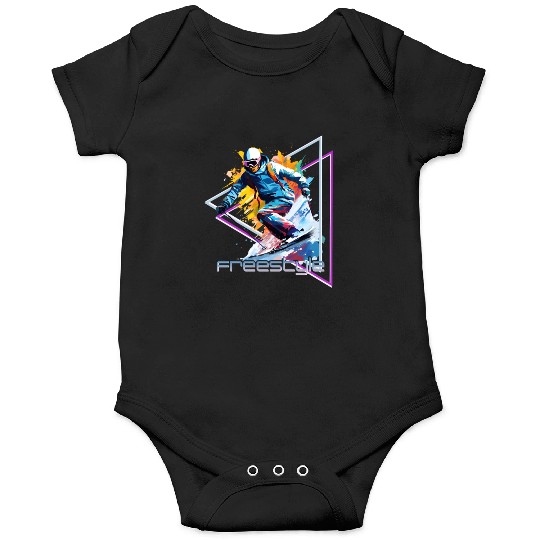 Retro Freestyle Skiing Onesies