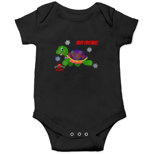 "Tinsel the Turtle" (Snowflake Snuggliezz) Onesies