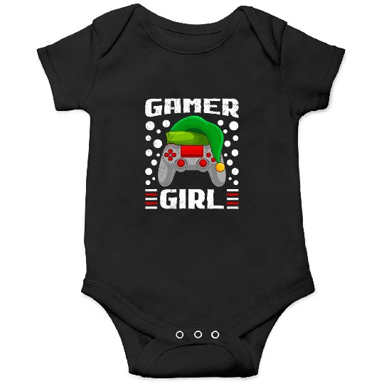 Gamer Girl Christmas Gambling Women Santa Onesies