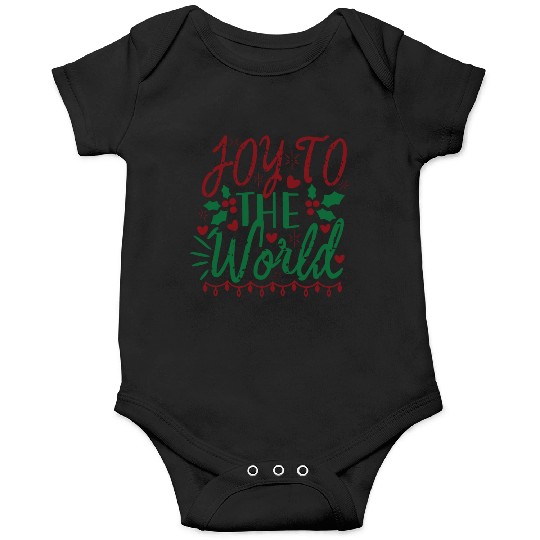 Joy To The World Christmas Onesies