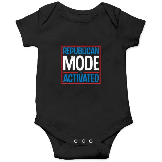 Republican Mode Activated American Voter Voting Onesies