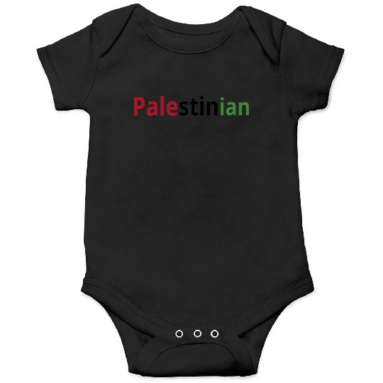 Free Palestine, red black and green, watermelon Onesies