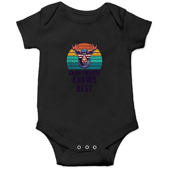 Anonymoose Knows Best Cool Moose Onesies