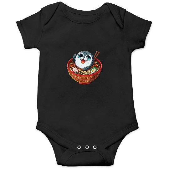 Marine Animal Sea Creature Ocean Ramen Soup Seal Onesies