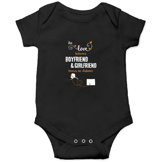 Love Between BF And GF Alaska To Colorado Gift Onesies