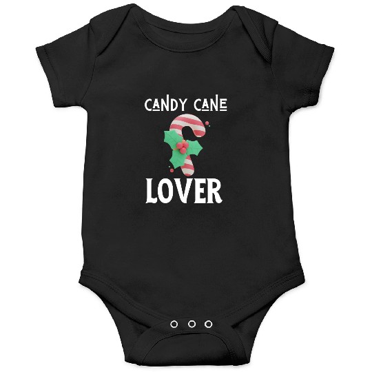 Candy Cane Lover Christmas Peppermint Candy Canes Onesies