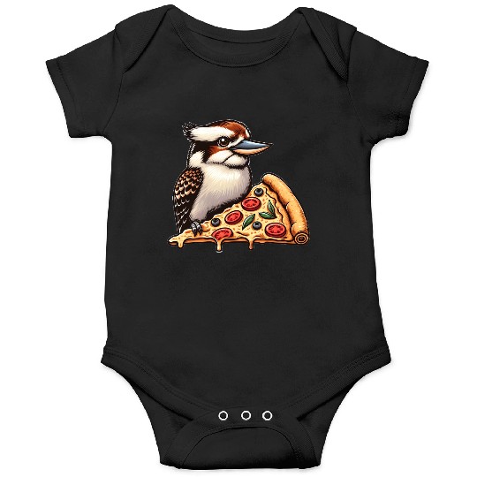 Kookaburra is enjoying a delicious pizza Onesies
