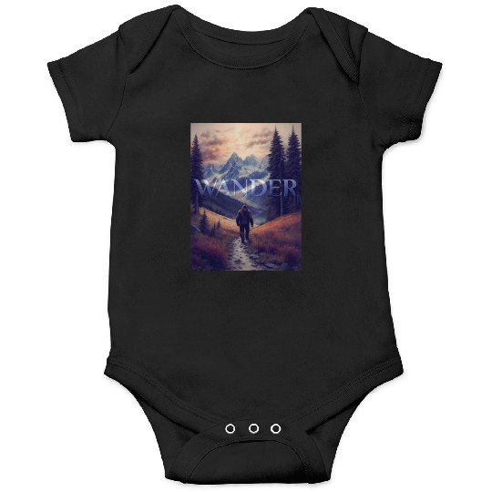 Bigfoot Wander Design Onesies