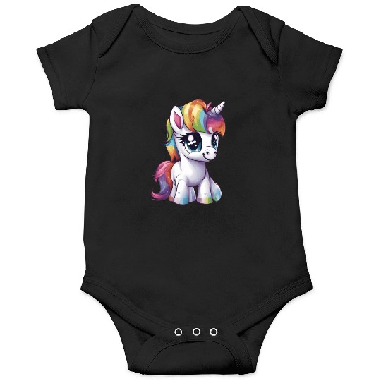 Baby Rainbow Unicorn Onesies