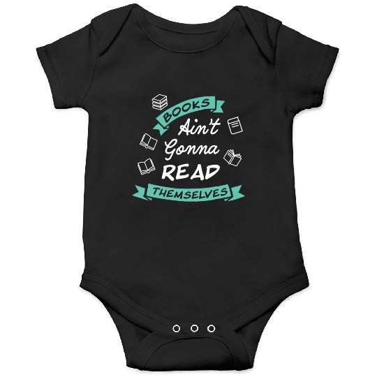 Funny Reading Teacher Bookworm Onesies