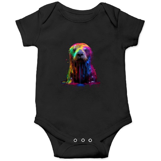Rainbow Sea Otter Onesies