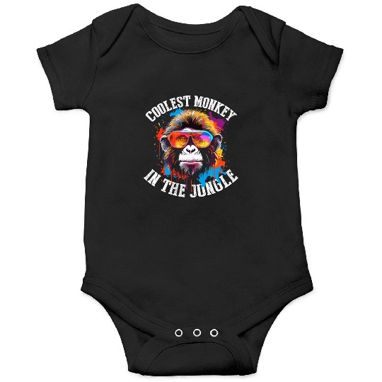 Coolest Monkey In The Jungle Onesies