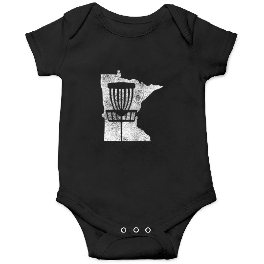 Minnesota Disc Golf State With Baet Distressed Onesies