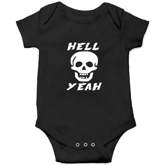Stone Cold skull hell yeah Onesies