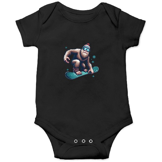 Bigfoot Snowboard Onesies