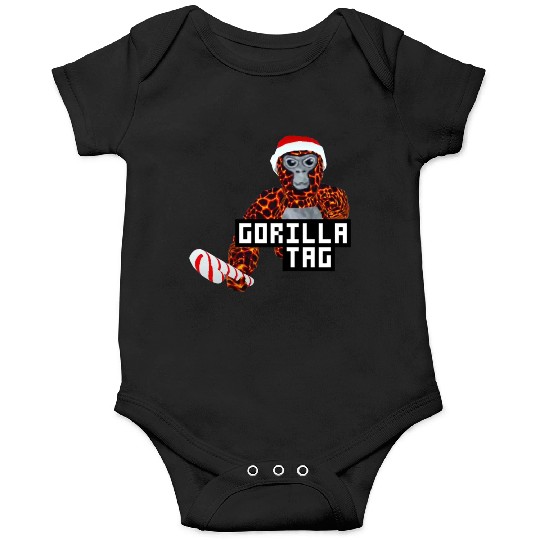 Gorilla Tag Santa Monkey Candy Cane Gorilla Onesies