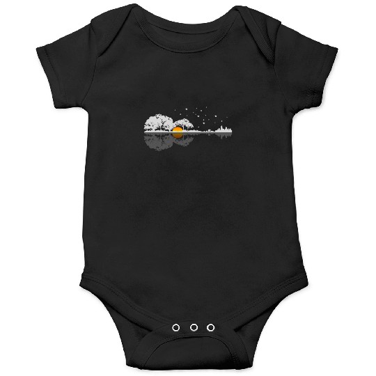 Guitar Player Gift Vintage Guitarist Onesies